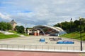 Summer amphitheater in Vitebsk, Belarus.