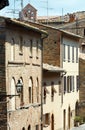 Volterra street scene, Tuscany, Italy Royalty Free Stock Photo