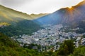 Summer of Andorra La Vella, Andorra. Royalty Free Stock Photo