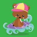 summer animals bear 01