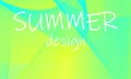 Summer background abstract. Flow shapes design. Royalty Free Stock Photo