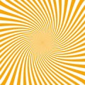Summer background with orange yellow rays summer sun hot swirl with space for your message. Vector illustration EPS 10 for design Royalty Free Stock Photo