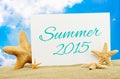 Summer 2015 Royalty Free Stock Photo