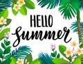 Summer banner template.