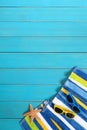 Summer beach background border copy space Royalty Free Stock Photo