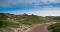 Beach in Bergen aan Zee in the North of Holland Royalty Free Stock Photo