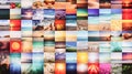 summer beach collage Generative AI Royalty Free Stock Photo