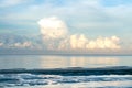 Summer Beach. Empty sea and beach