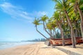 Seaside landscape of Hainan Island, China Royalty Free Stock Photo