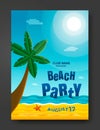 Summer beach party