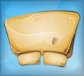Summer Beach Sand Sign For Ui Game Royalty Free Stock Photo