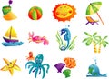 Summer Beach Travel Clip Art