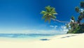 Summer Beach Tropical Paradise Seascape Concept Royalty Free Stock Photo