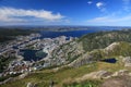 Summer in Bergen city, Norway Royalty Free Stock Photo