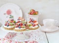 Summer berries tartlets