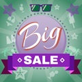 Summer Big Sale Promotion. Royalty Free Stock Photo