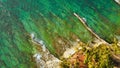 Summer Bliss at the Croatian Sea: A Drone Video of Soothing Sounds and Stunning Landscapes