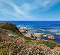 Summer blossoming Atlantic coastline (Galicia