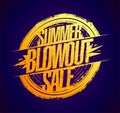 Summer blowout sale golden rubber stamp