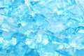 Summer blue ice cube abstract or natural frozen water texture background Royalty Free Stock Photo