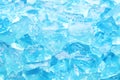 Summer blue ice cube abstract or natural frozen water texture background Royalty Free Stock Photo