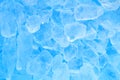 Summer blue ice cube texture background Royalty Free Stock Photo