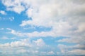 Summer blue sky cloud light gradient white background Royalty Free Stock Photo