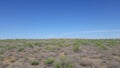 Summer blue sky half-desert bushes, nature, arid