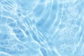 Summer blue water bubbles abstract or natural wave texture background Royalty Free Stock Photo