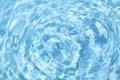 Summer blue water wave abstract or natural rippled swirl texture background Royalty Free Stock Photo