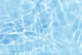 Summer blue wave abstract or natural rippled water texture background Royalty Free Stock Photo