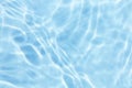 Summer blue wave abstract or natural rippled water texture background Royalty Free Stock Photo