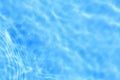 Summer blue wave abstract or rippled water texture background Royalty Free Stock Photo