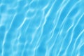 Summer blue wave abstract or rippled water texture background Royalty Free Stock Photo