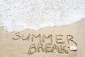 Summer break background