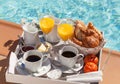 Summer breakfast Royalty Free Stock Photo