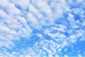 Summer Bright Blue Sky With White Clouds Background Royalty Free Stock Photo