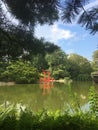 Summer at Brooklyn Botanic Garden in Brooklyn, New York, NY.