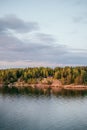 Summer cabin in Turku archipelago Royalty Free Stock Photo