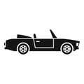 Summer cabriolet icon, simple style Royalty Free Stock Photo