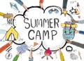 Summer Camp Adventure Exploration Enjoyment Concept