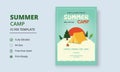 Summer Camp Flyer Template, Kids Summer Camp Flyer Template, Scouts Summer Camp Flyer Template