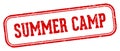 summer camp stamp. summer camp rectangular stamp on white background Royalty Free Stock Photo