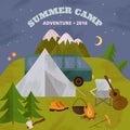 Summer camp template.