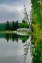 Summer Camping by the lake