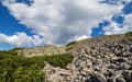 Summer Carpathian mountains view. Stony Gorgany massif, Ukraine