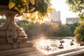 Central Park New York Scene Royalty Free Stock Photo