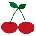 Summer cherry, icon