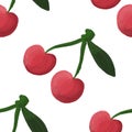 Summer cherry print for fabrics and textiles and packaging and wrapping paper and hobbies and kids