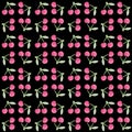 Summer cherry print for fabrics and textiles and packaging and wrapping paper and hobbies and kids